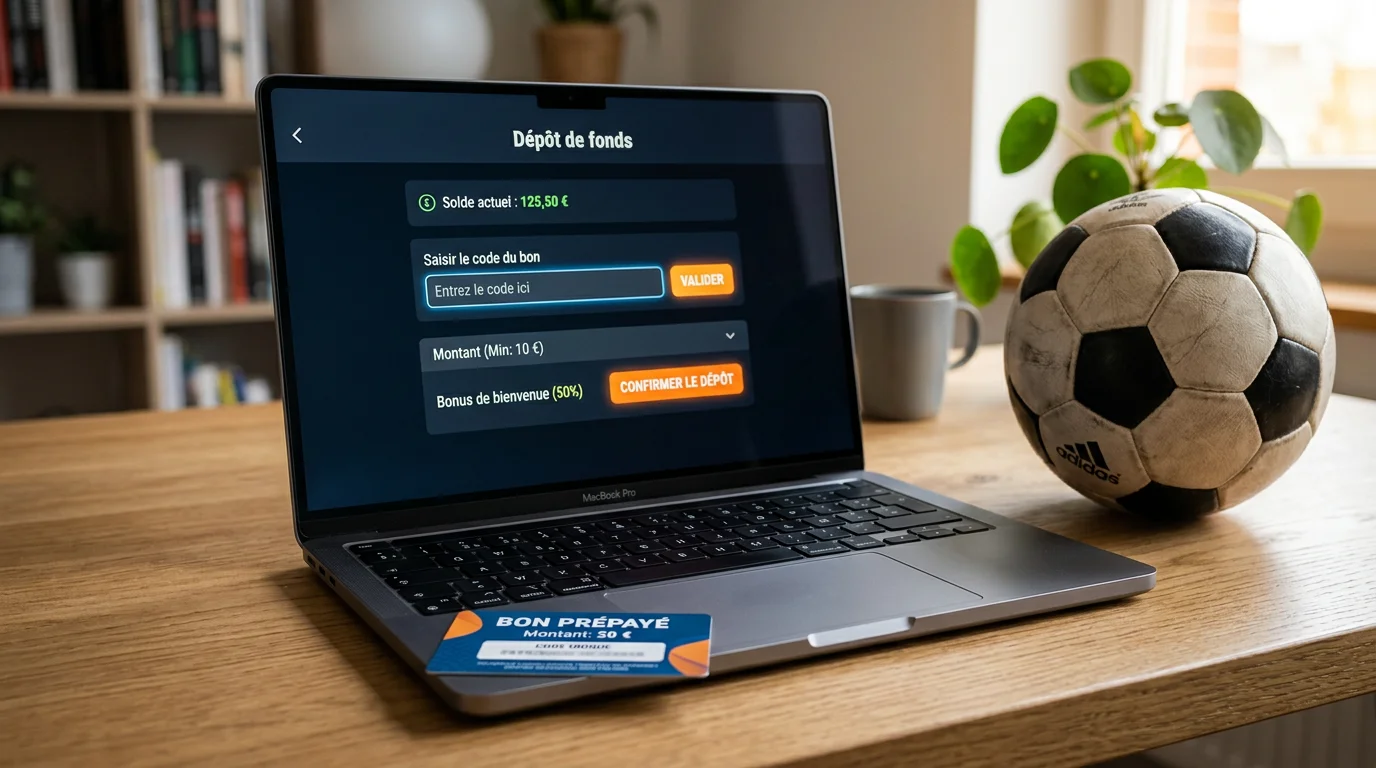 Dépôt Paysafecard sur la plateforme Betclic pour les paris sportifs